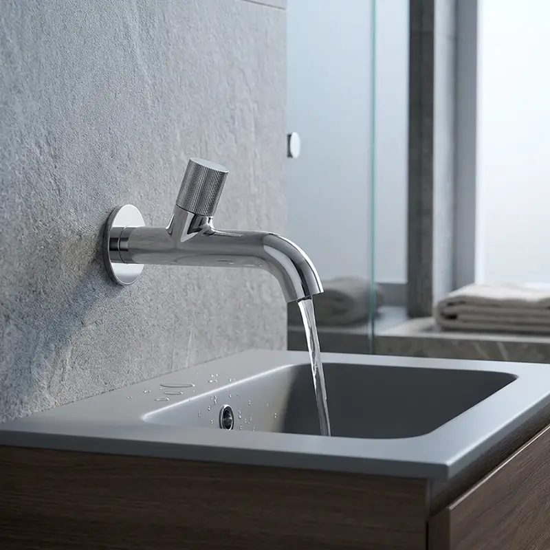 Rosan S4 zidna slavina za lavabo hladna voda sa fiksnom lulom