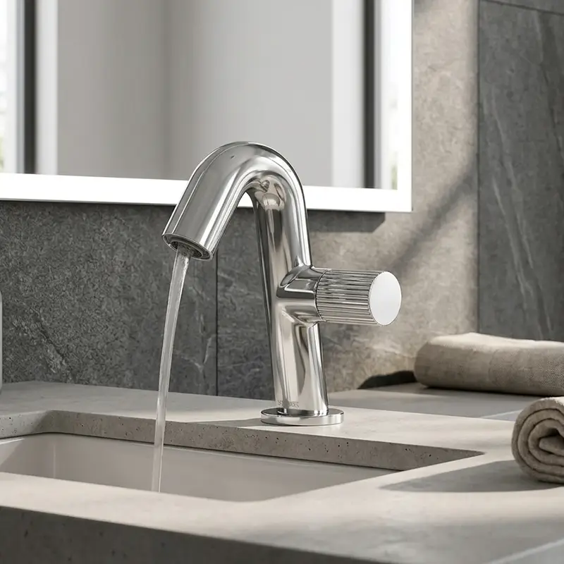 Rosan S4 slavina za lavabo niska hladna voda sa fiksnom lulom