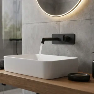 Rosan Stolz S3 Black slavina za lavabo ugradna