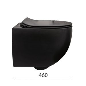 AXA Glomp wc šolja konzolna 46cm crna 0201207