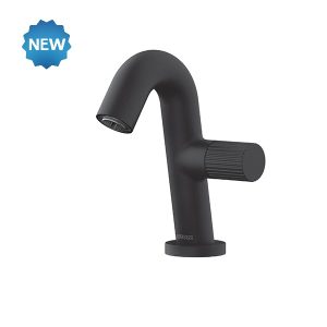 Rosan S4 slavina za lavabo stojeća samo hladna voda sa fiksnom lulom crna 454101B