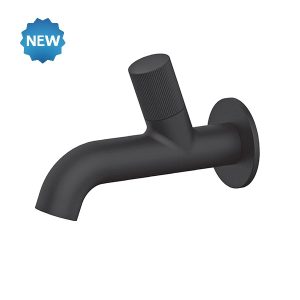 Rosan S4 slavina za lavabo samo hladna voda sa fiksnom lulom crna 452101B