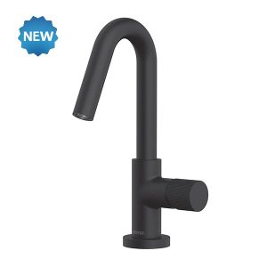 Rosan S4 slavina za lavabo srednje visine crna 430201B
