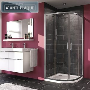 HUPPE X1 TUŠ KABINA R 90 antiplaque glass 140604.069.322