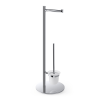 BEMETA OMEGA STOJEĆI DRŽAČ ZA TOALET PAPIR I WC ČETKU 104836012
