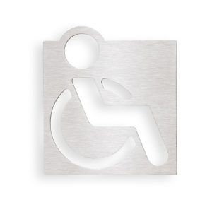 BEMETA PIKTOGRAM "TOALET ZA INVALIDE" INOX ČETKANI 111022022