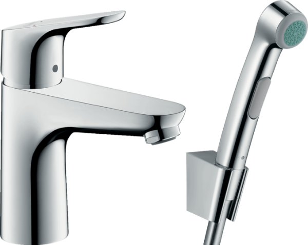 Hansgrohe Focus 100 slavina za lavabo sa higijenskim tušem 31927000 - Image 2