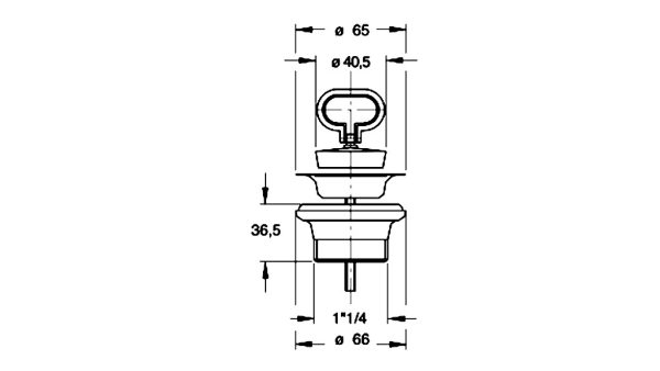 BONOMINI Pileta 5/4 PVC 2024MG54B0 - Image 2