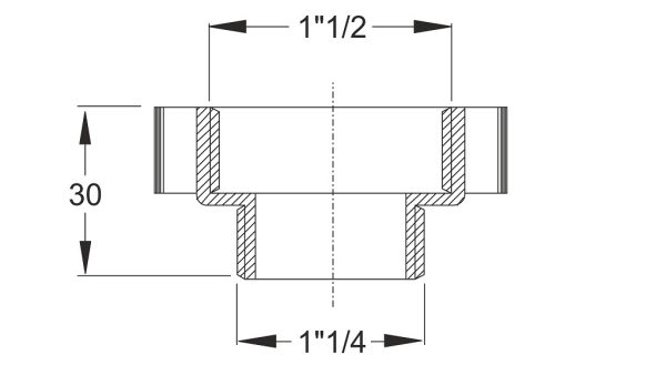 BONOMINI Redukcija 6/4Ž X 5/4M PVC 1875NN64B0 - Image 2