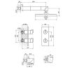 ROSAN S3 TERMOSTATSKA UZIDNA BATERIJA BEZ IZLIVA CRNA MAT 331601 - Image 2