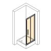 HUPPE AURA ELEGANCE 1/2 KLIZNA VRATA 95 DESNA POLOVINA 403706087321 - Image 2