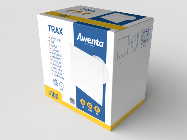AWENTA Ventilator trax beli 100 WTB100 - Image 2