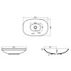 AXA WILD LAVABO POLUUGRADNI CRNI 3009107 - Image 3