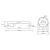 BEMETA Rukohvat Zidni Inox Help 301100801 - Image 2