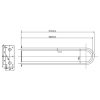 BEMETA Rukohvat Fiksni Inox Help 301102061 - Image 2