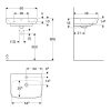 GEBERIT LAVABO 60X46 CM SELNOVA SQUARE 500.300.01.1 - Image 2