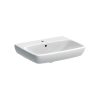 GEBERIT LAVABO 60X46 CM SELNOVA SQUARE 500.300.01.1