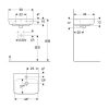 GEBERIT LAVABO 50X42 CM SELNOVA SQUARE 500.310.01.1 - Image 2