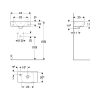 GEBERIT LAVABO LEVI 45X25 CM SLENOVA SQUARE 500.319.01.1 - Image 2