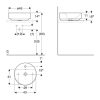 GEBERIT LAVABO OKRUGLI 45CM VARIFORM 500.769.01.2 - Image 2