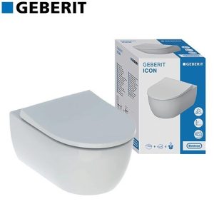 Geberit Icon SET wc šolja konzolna Rimfree sa wc daskom 500.784.01.1