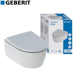 Geberit Icon SET wc šolja compact Rimfree sa wc daskom 500.814.00.1