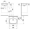 LAUFEN LAVABO LUA KOCKA 50X46 CM 810081000000000000 - Image 4