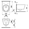 Laufen Kartell wc šolja konzolna Rimless 8203370000001 - Image 5