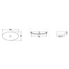 AXA H10 LAVABO OVALNI BELA 8208501 - Image 3