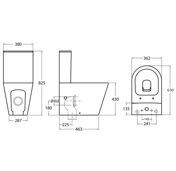 Rubicer Fly monoblok sa slim soft close daskom RKWST003BR - Image 2