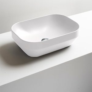 AXA DECUS LAVABO PRAVOUGAONI BELI MAT 8520012