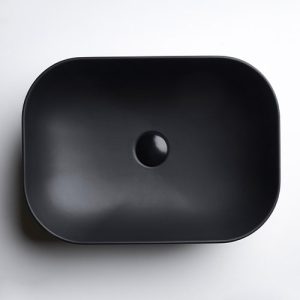 AXA DECUS LAVABO PRAVOUGAONI CRNI 8530007