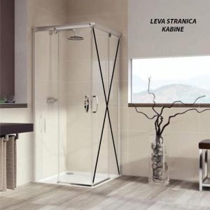 HUPPE AURA ELEGANCE 1/2 KLIZNA VRATA 115 LEVA POLOVINA 403610087321