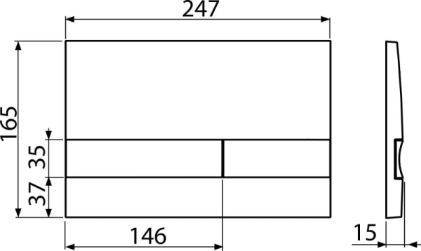 ALCA Tipka Hrom M1721 - Image 2