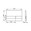 ALCA Tipka Bela/Hrom M1720-1 - Image 3