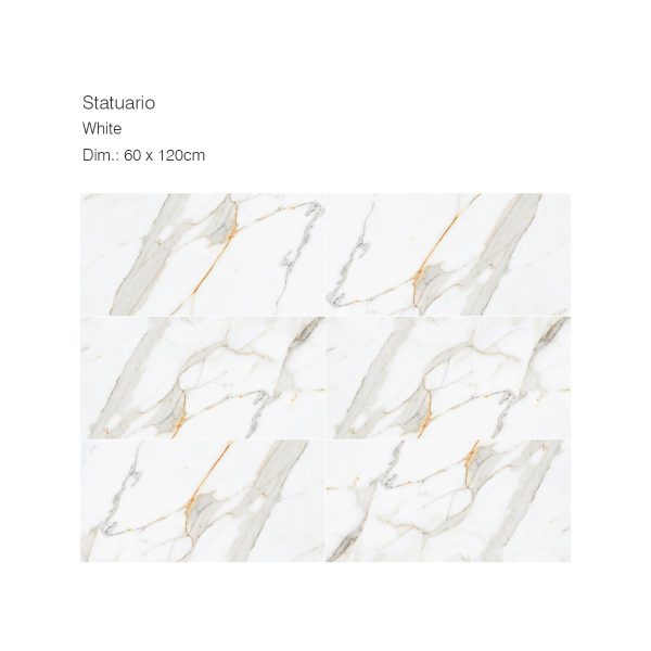 RUBICER Pločice porcelain statuario white polished R60120STW - Image 2