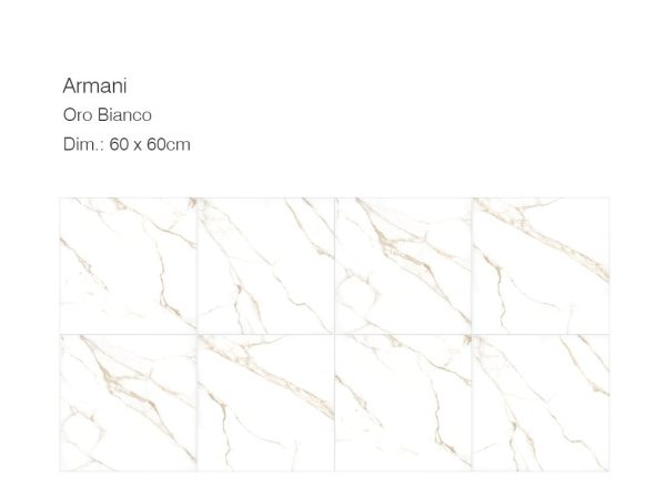 RUBICER Pločice armani oro bianco RA6060ORBP