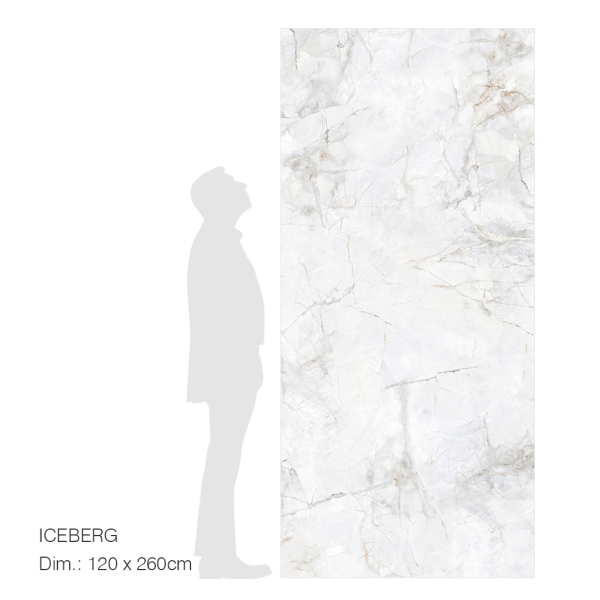 RUBICER Pločice iceberg porcelain blade polished RLM260120ICBP - Image 2