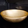 RUBICER LAVABO NADGRADNI STAKLENI Ø40 CM RLVGOLD40 - Image 3