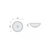 RUBICER LAVABO NADRGADNI Ø42 CM RS202 - Image 2