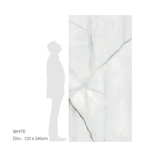 RUBICER Pločice porcelain slab white RLM120240ABWHP - Image 2