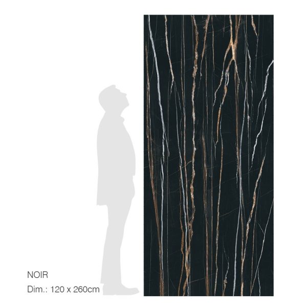 RUBICER Pločice porcelain slabe noir RLM120260NOIRP - Image 2