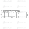 ISAFLEX Slivnik 50 horizontalni 7152 - Image 3