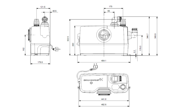 GRUNDFOS PUMPA ZA OTPADNU VODU SOLOLIFT 2 WC-1 97775314 - Image 2