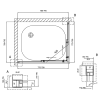KOLPA SAN Tuš Kabina 80x80 SQ Line TKK 511000 - Image 2