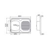METALAC Standard Leva Sudopera  58776 - Image 2
