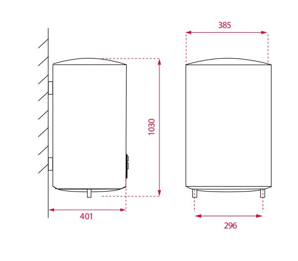 TEKA SLIM Bojler 80L EWH 80 D - Image 6
