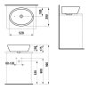 LAUFEN LAVABO PRO 52X39 CM 1296.4 - Image 4
