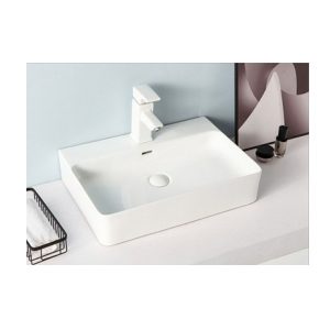 RUBICER LAVABO NADGRADNI SA RUPOM ZA SLAVINU ČETVRTASTI 60,5X41,5 CM RSA451
