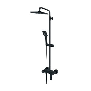 ROSAN Slavina S2 za Tuš Kadu sa Usponskim Tušem 210*210mm - Crna 237251B